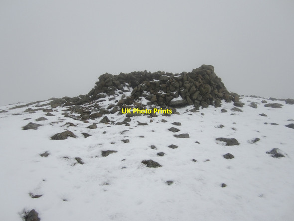 Photo 6"x4" Shelter Cairn on Great Dodd High Row\/NY3721 c2013