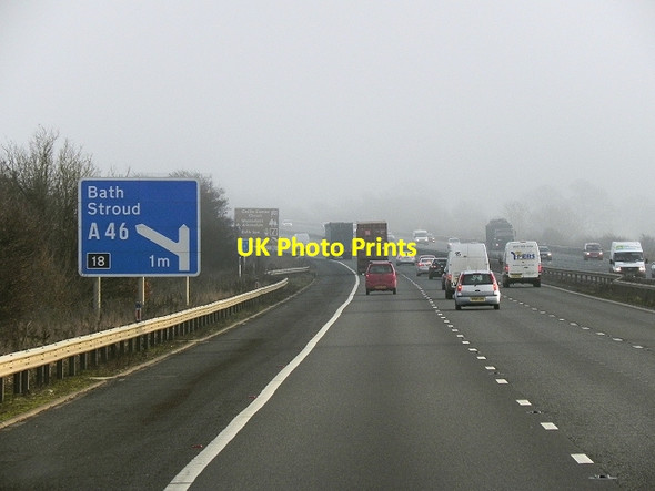 Photo 6"x4" Westbound M4 Hinton\/ST7376 c2013