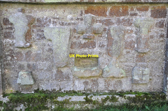 Photo 6"x4" Wall details Temple\/SX1473 c2013