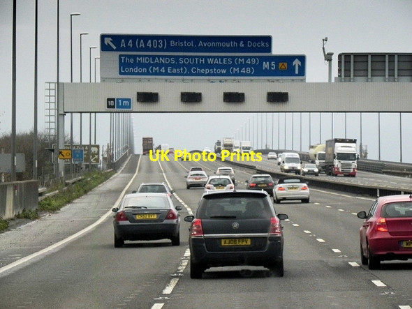 Photo 6"x4" Northbound M5 near Bristol Easton-in-Gordano c2013