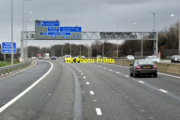 Photo 6"x4" Northbound M5 near Over Over\/ST5882 c2013
