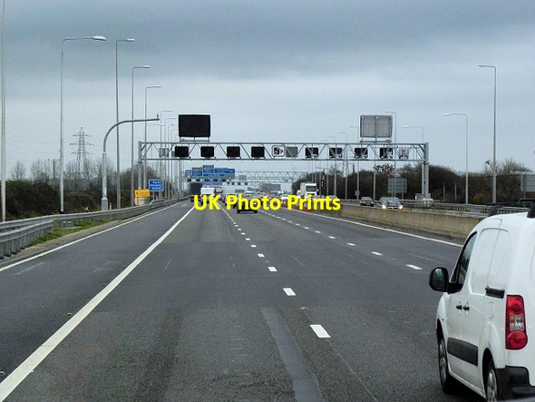 Photo 6"x4" M5 near Pegwell Wood Over\/ST5882 c2013