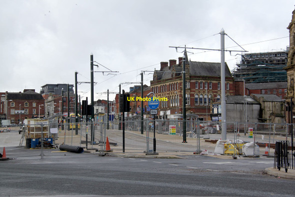 Photo 6"x4" Oldham Mumps new tram stop Oldham c2014