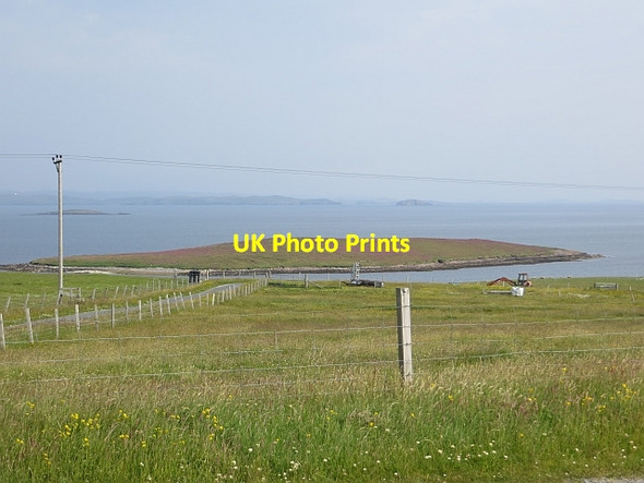 Photo 6"x4" Gunnista croftland Lerwick c2013