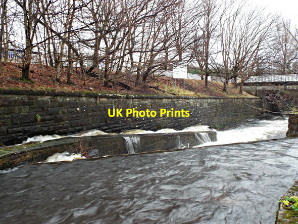Photo 6"x4" Gavins Mill fish pass Milngavie c2014
