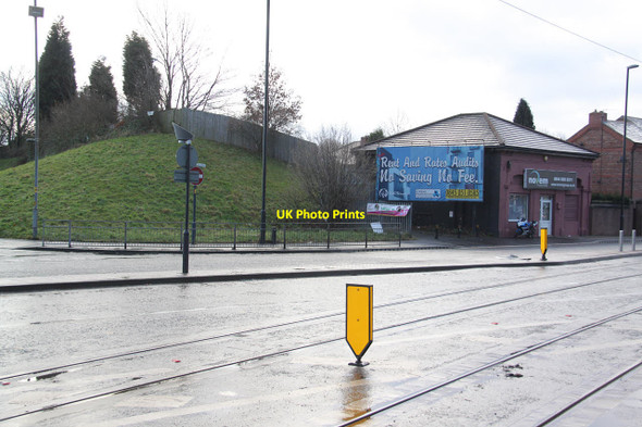 Photo 6"x4" Former railway embankment at The Snipe, Audenshaw Denton\/SJ9295 c2014