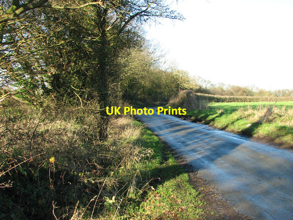 Photo 6"x4" Approaching Beccles Airfield on Brock Road Hulver Street c2014