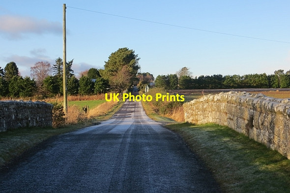 Photo 6"x4" Railway bridge, Lownie Moor Hillend\/NO4848 c2014