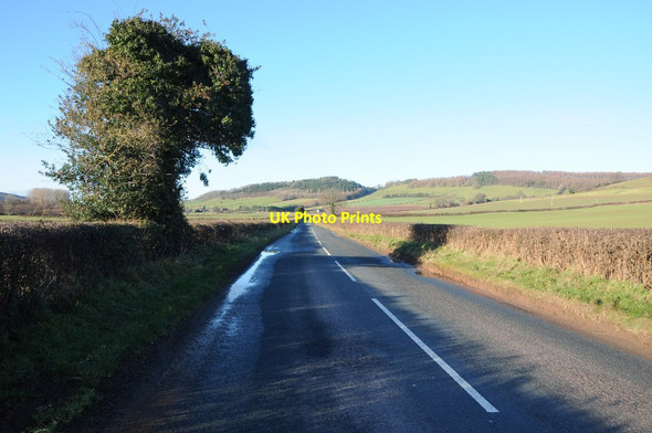 Photo 6"x4" The B4348 north of Peterchurch Fine Street c2014