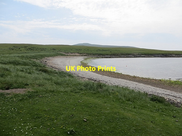 Photo 6"x4" Beach, Nesti Voe Glebe\/HU4940 c2013
