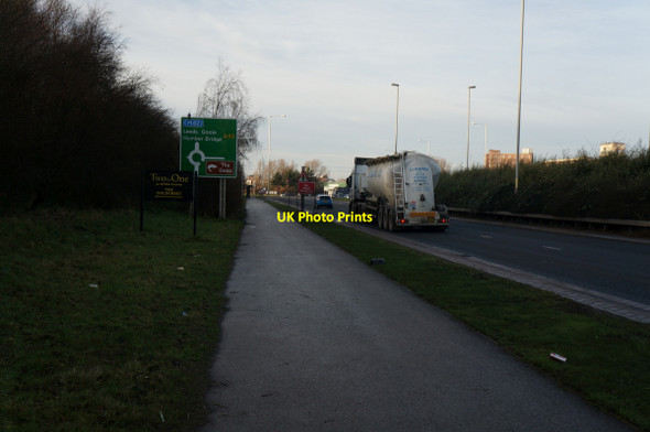 Photo 6"x4" A63, Garrison Road, Hull Kingston upon Hull c2014
