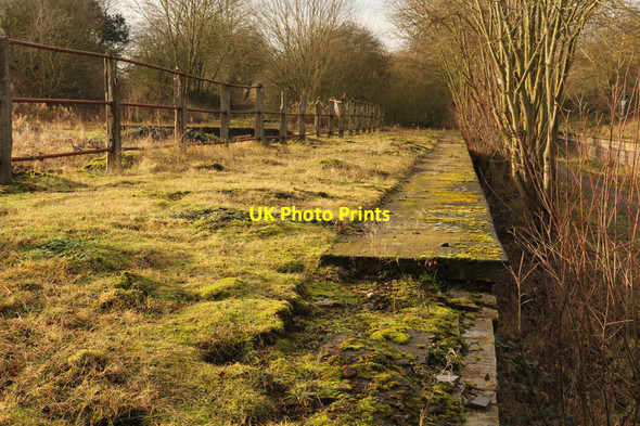 Photo 6"x4" Station platform High Marnham c2014 P1