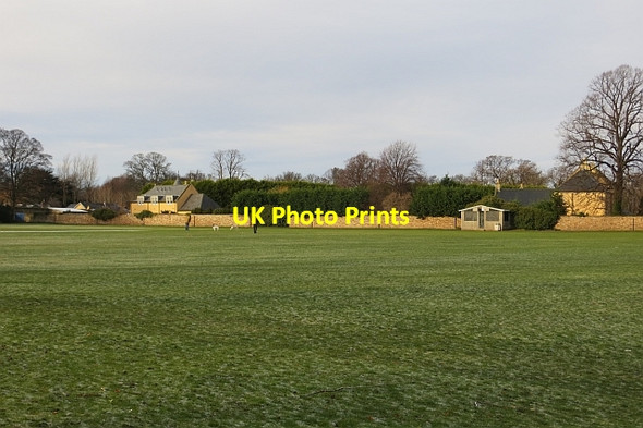 Photo 6"x4" Cricket Pitch, Lewisvale Park Musselburgh c2014