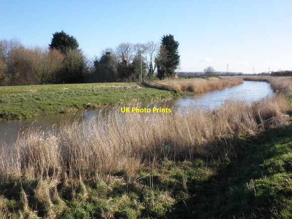 Photo 6"x4" River Parrett Huntworth\/ST3134 c2014