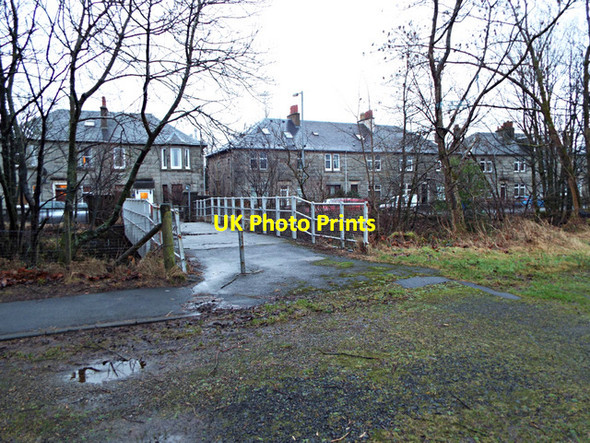 Photo 6"x4" Footbridge over Garnock Water Longbar c2014