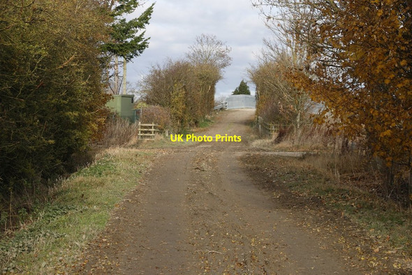 Photo 6"x4" Track to the bridge North Moreton c2013