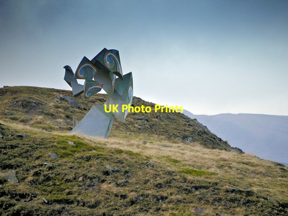Photo 6"x4" Fractured Frond at Lee Quarry Bacup c2014