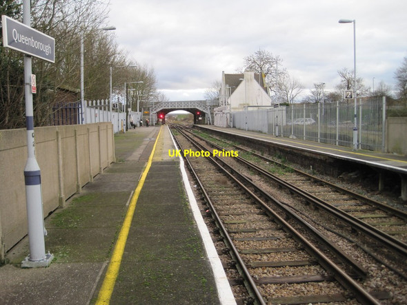 Photo 6"x4" Queenborough railway station, Kent Queenborough\/TQ9172 c2014
