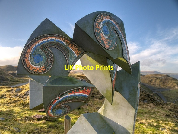 Photo 6"x4" The Frond (Irwell Sculpture Trail) Bacup c2014