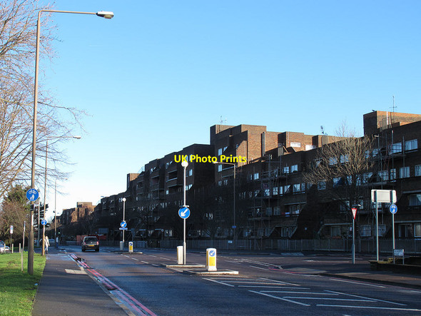 Photo 6"x4" Academy Road, looking north Woolwich c2014