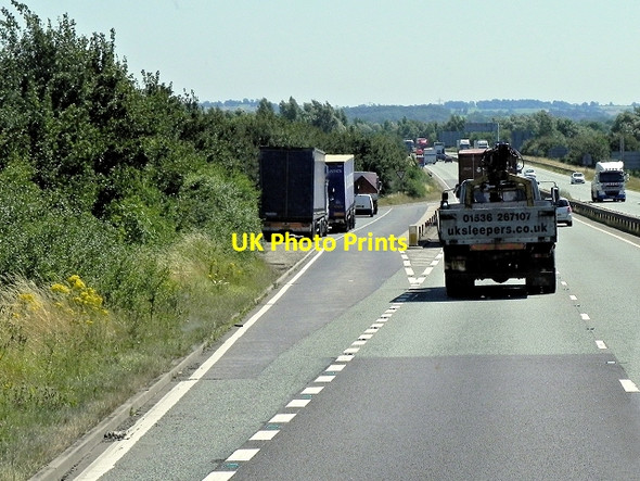 Photo 6"x4" Layby on the A14 Catthorpe c2013