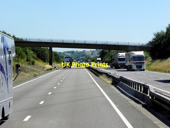Photo 6"x4" Stanford Road Bridge, Eastbound A14 Clay Coton c2013