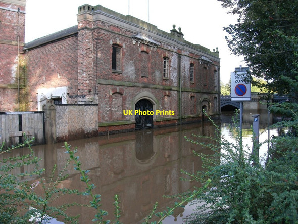 Photo 6"x4" The Bonding Warehouse, York. Derelict and flooded York\/SE5951 c2012