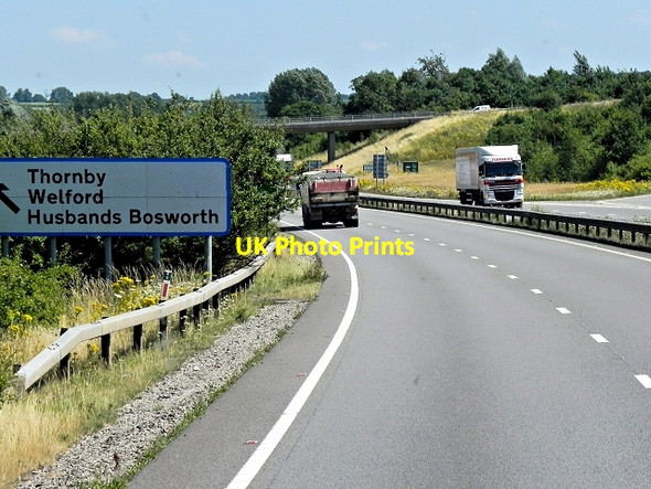 Photo 6"x4" A14, Eastbound near Cold Ashby Cold Ashby c2013