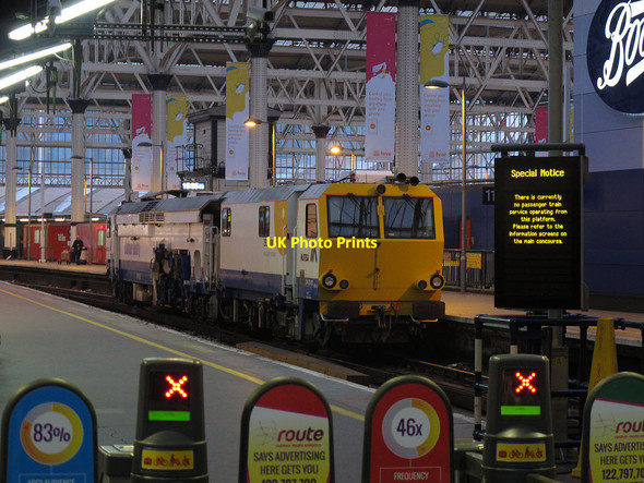 Photo 6"x4" Tamping train at Waterloo London c2014