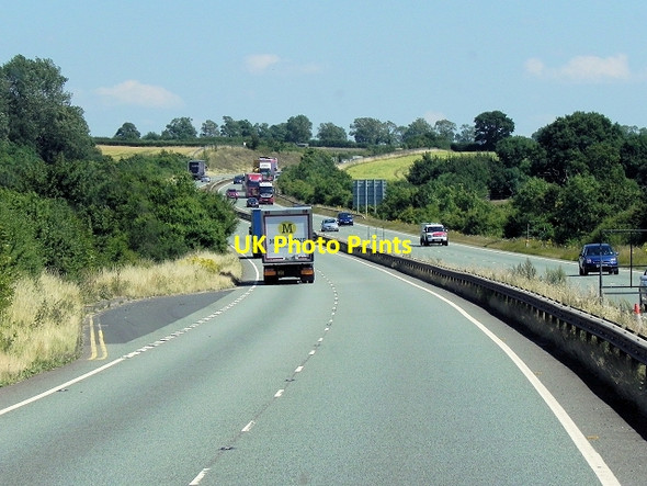 Photo 6"x4" Emergency Refuge Area, eastbound A14 Kelmarsh c2013