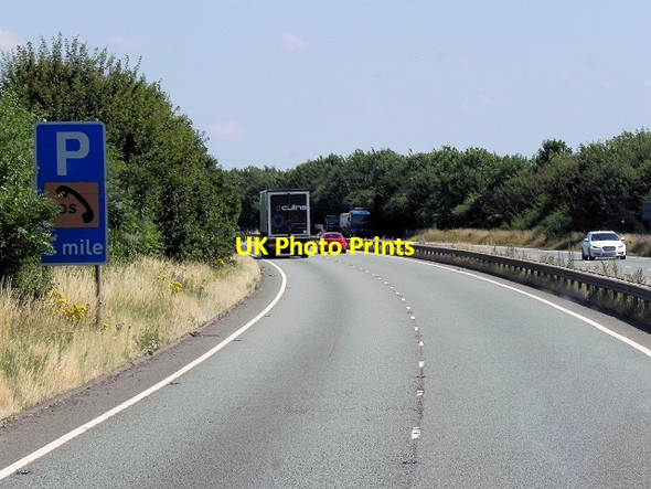 Photo 6"x4" Eastbound A14 near Harrington Lodge Harrington\/SP7780 c2013