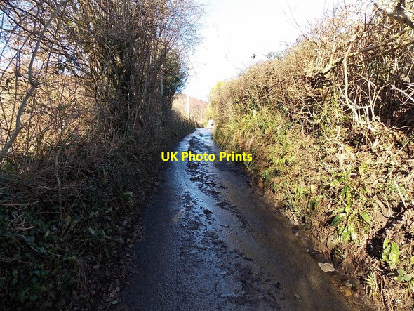 Photo 6"x4" Mud and water on Darran Road, Risca Risca c2014