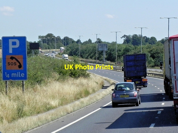 Photo 6"x4" Kettering Road (A14) Rothwell\/SP8181 c2013