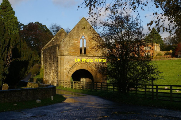 Photo 6"x4" Abbey Gatehouse and Easby House or Hall Richmond\/NZ1701 c2013