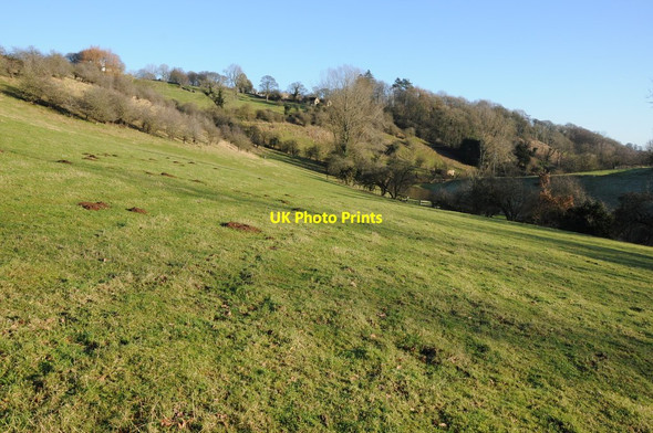 Photo 6"x4" Valley at Turkdean Turkdean c2013