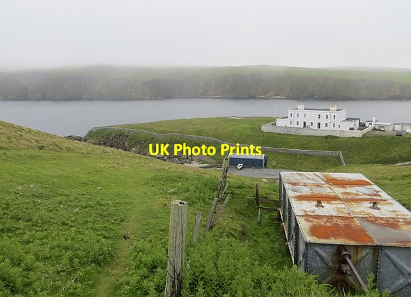 Photo 6"x4" Shore station, Burrafirth Burrafirth c2013