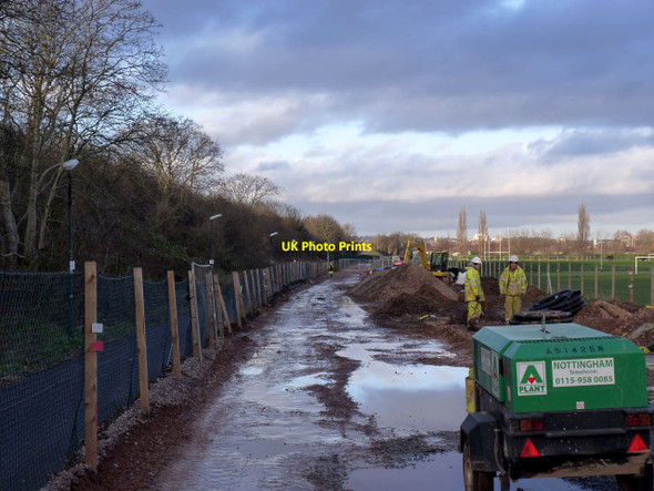Photo 6"x4" Alongside The Becket School West Bridgford c2014