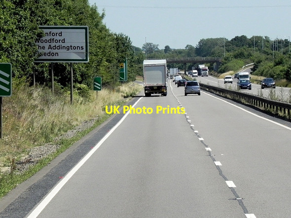 Photo 6"x4" Eastbound A14 near Cranford St John Cranford St John c2013