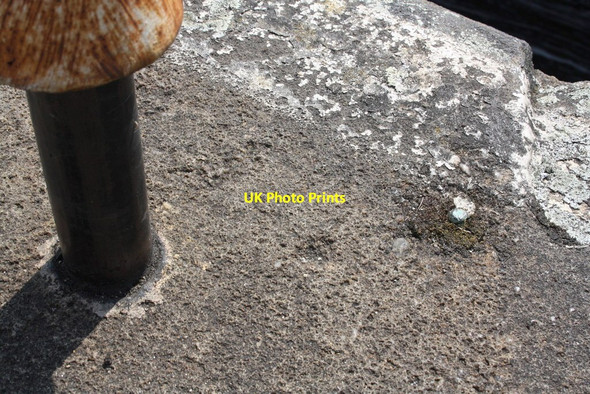 Photo 6"x4" Benchmark on Springs Garden Lock Leeds\/SE3034 c2013