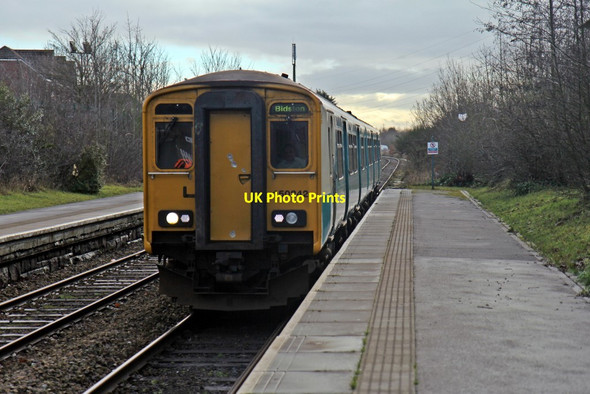 Photo 6"x4" Arriva Trains Wales Class 150, 150242, Upton railway station Birkenhead\/SJ3088 c2014