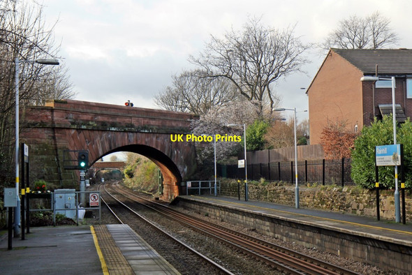 Photo 6"x4" George Stephenson's bridge, Rainhill railway station Rainhill c2014