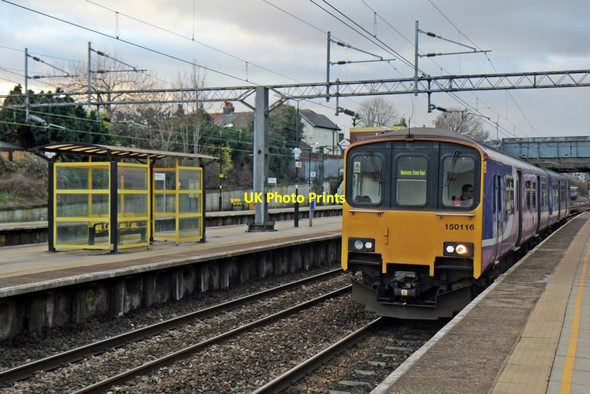 Photo 6"x4" Northern Rail Class 150, 150116, West Allerton railway station Aigburth c2014