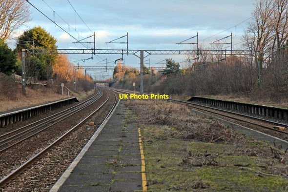 Photo 6"x4" Disused island platform, West Allerton railway station Aigburth c2014