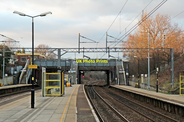 Photo 6"x4" Platform 2, West Allerton railway station Aigburth c2014