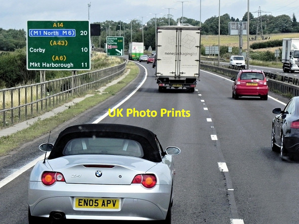 Photo 6"x4" A14 West of Kettering Kettering c2013