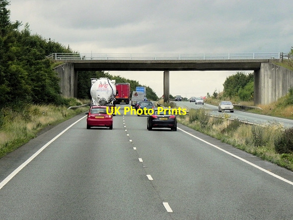 Photo 6"x4" Minor Road Bridge Over the A14 near Harrington Harrington\/SP7780 c2013