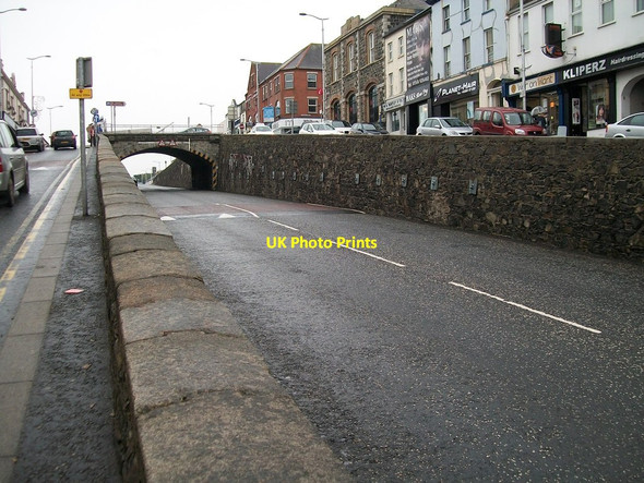 Photo 6"x4" The Bridge Street side of The Cut at Banbridge Banbridge c2013