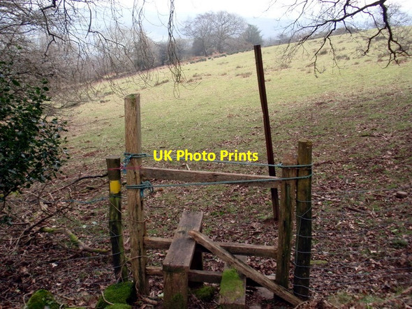 Photo 6"x4" sticil \/ stile Llandybie c2012