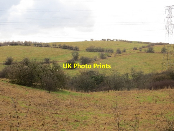 Photo 6"x4" Unused farmland Bearsden c2014