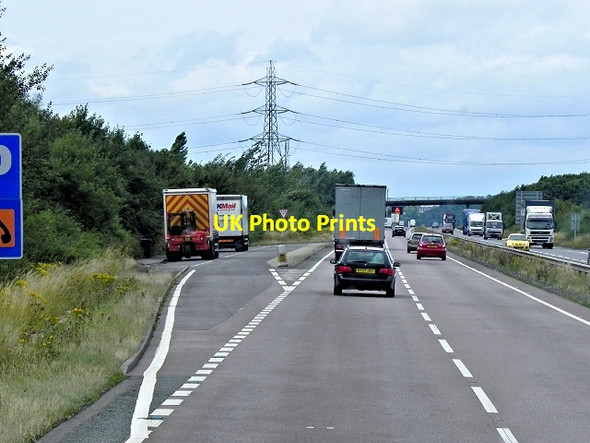 Photo 6"x4" Westbound A14, Layby near Clay Coton Clay Coton c2013